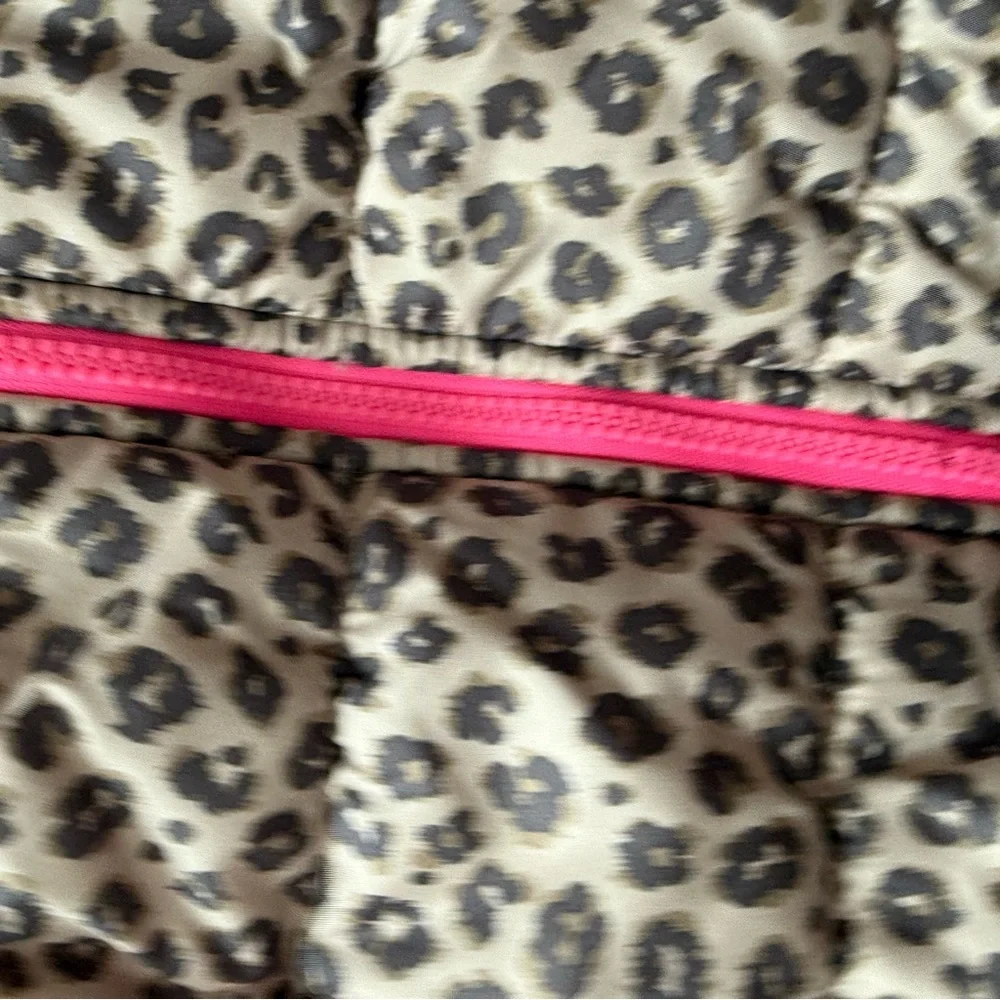 Carter's Leopard‎ Print Puffer Jacket with Pink Accents